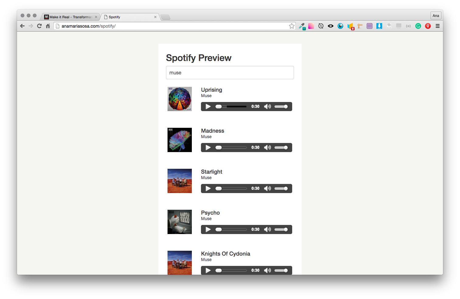 GitHub - anamariasosam/spotify: Spotify search api