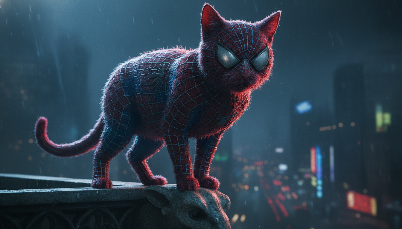 American Wirehair Spider-Man - Gemini Flash