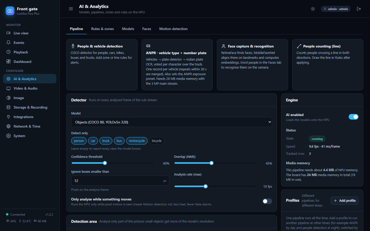 AI and analytics page