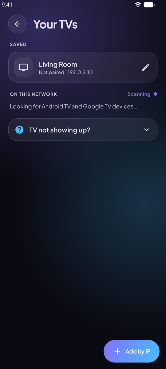 Your TVs