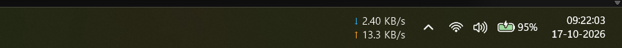 Taskbar meter