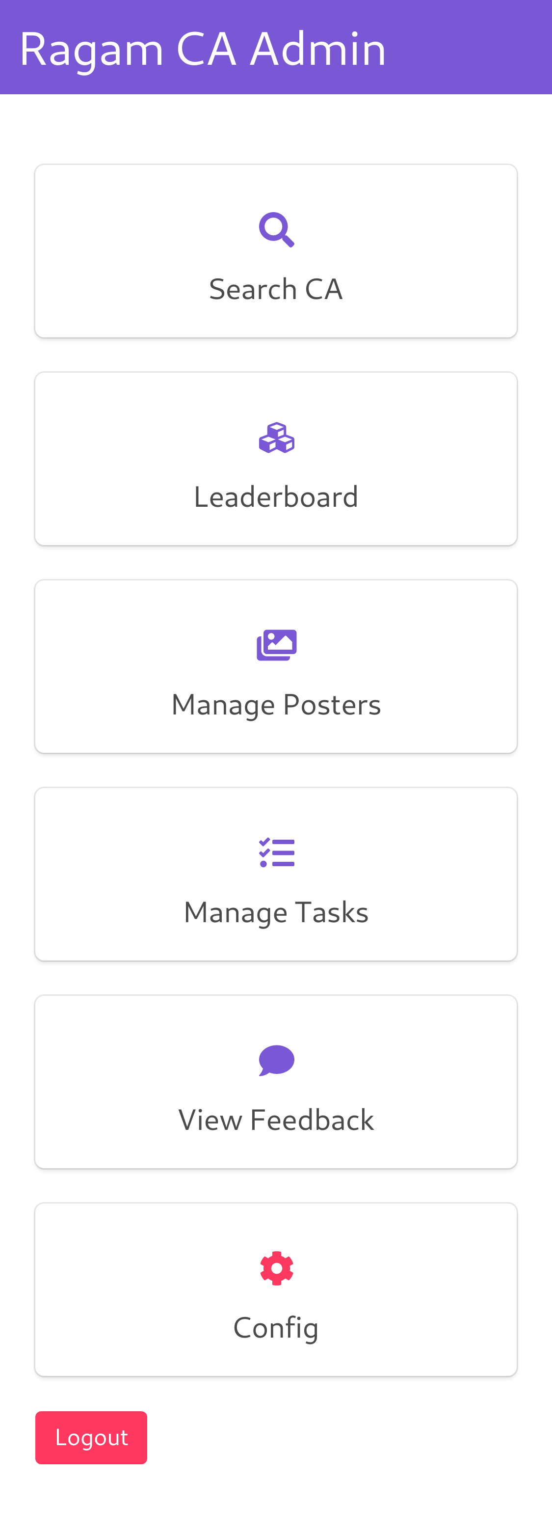 Full page screenshot of mobile dashboard