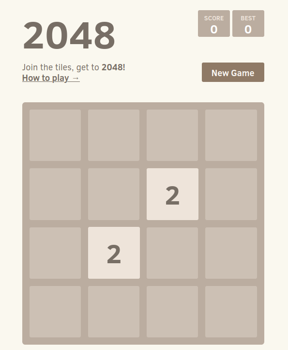 2048 game