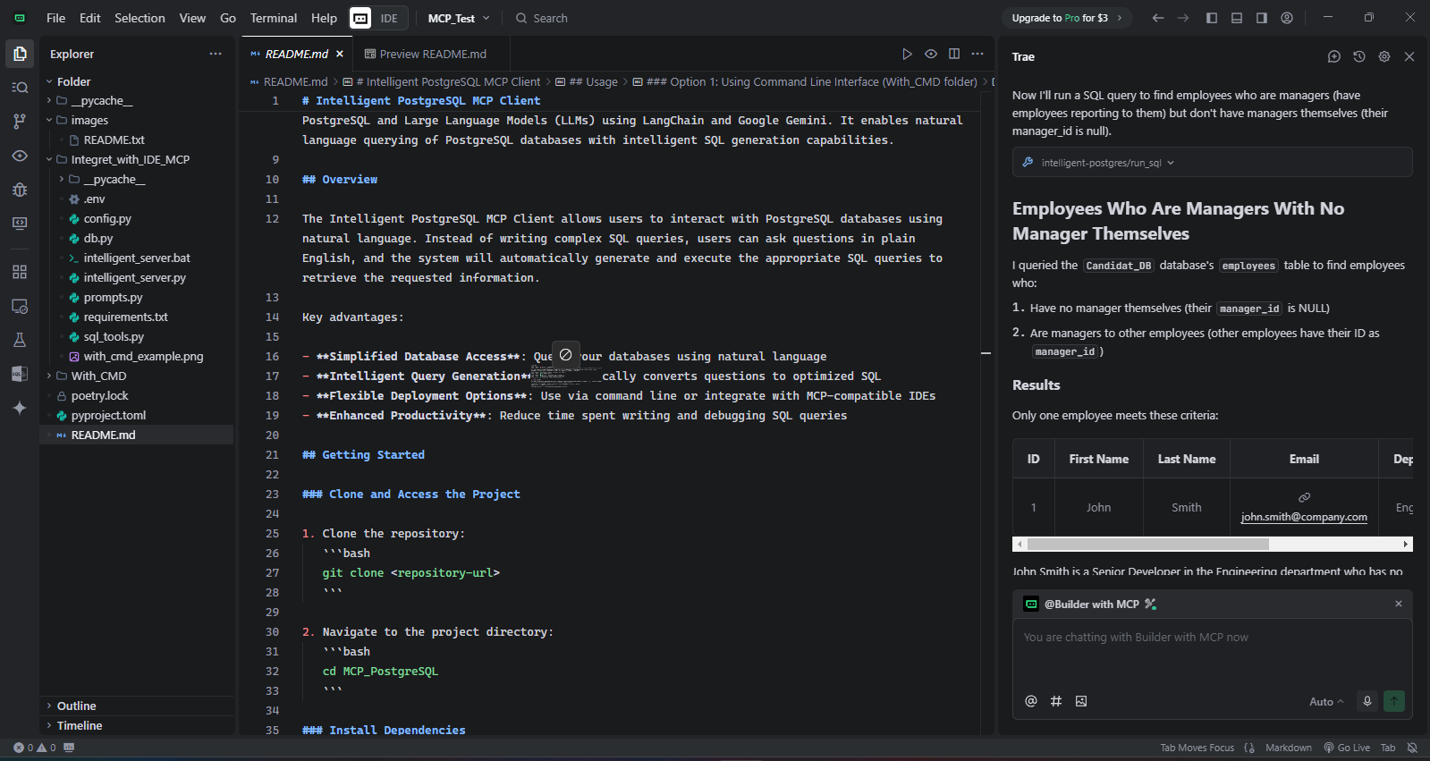 Command Line Interface Example