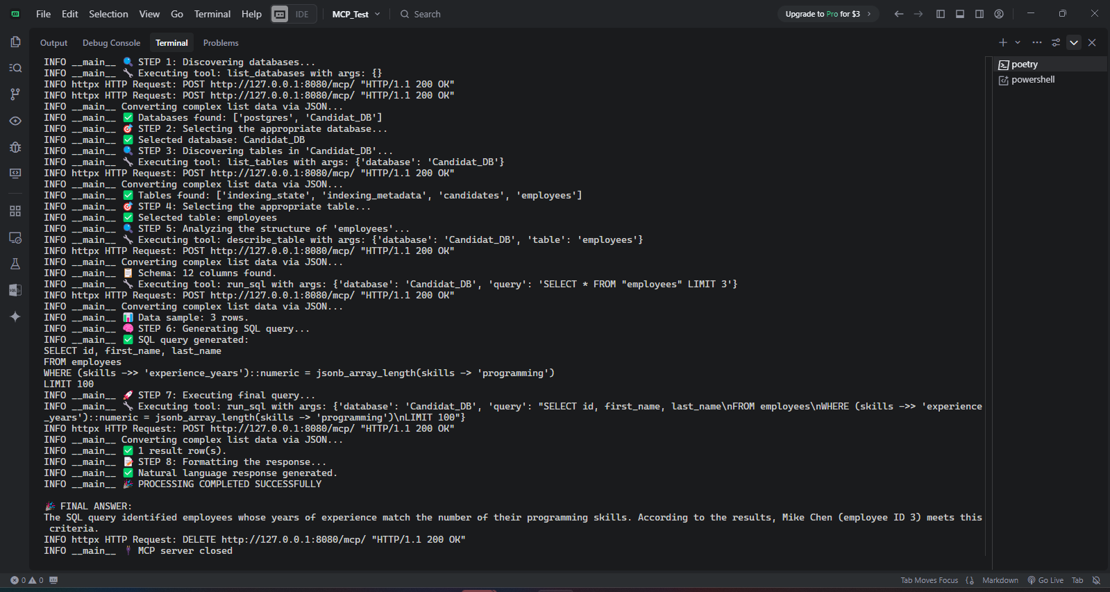 Command Line Interface Example
