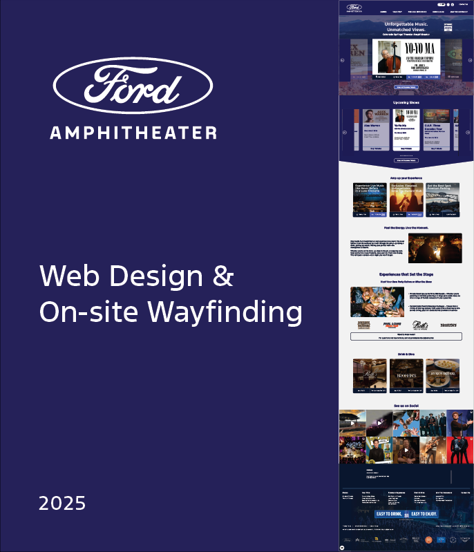 Ford Amphitheater Web & Wayfinding