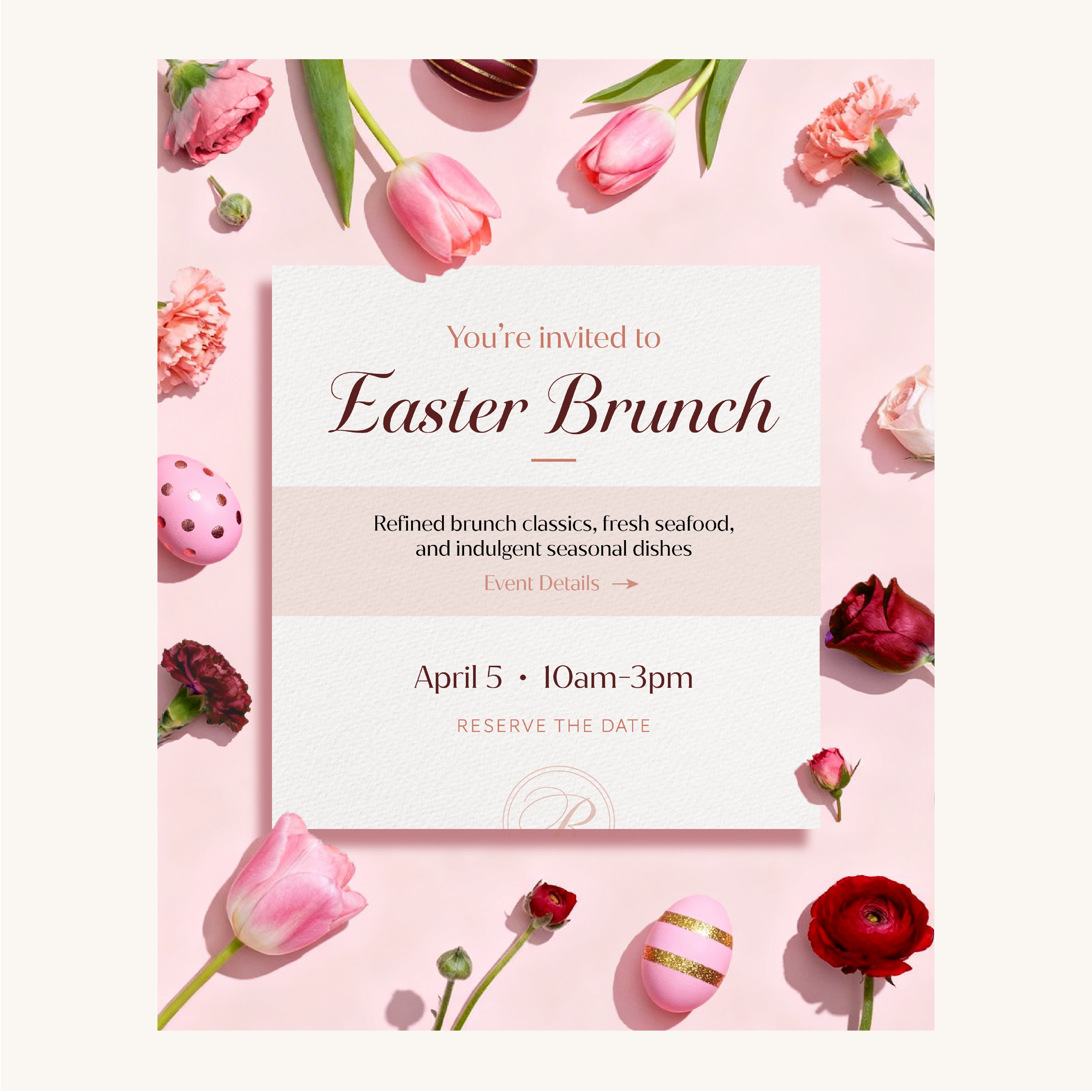 Easter Brunch main campaign visual