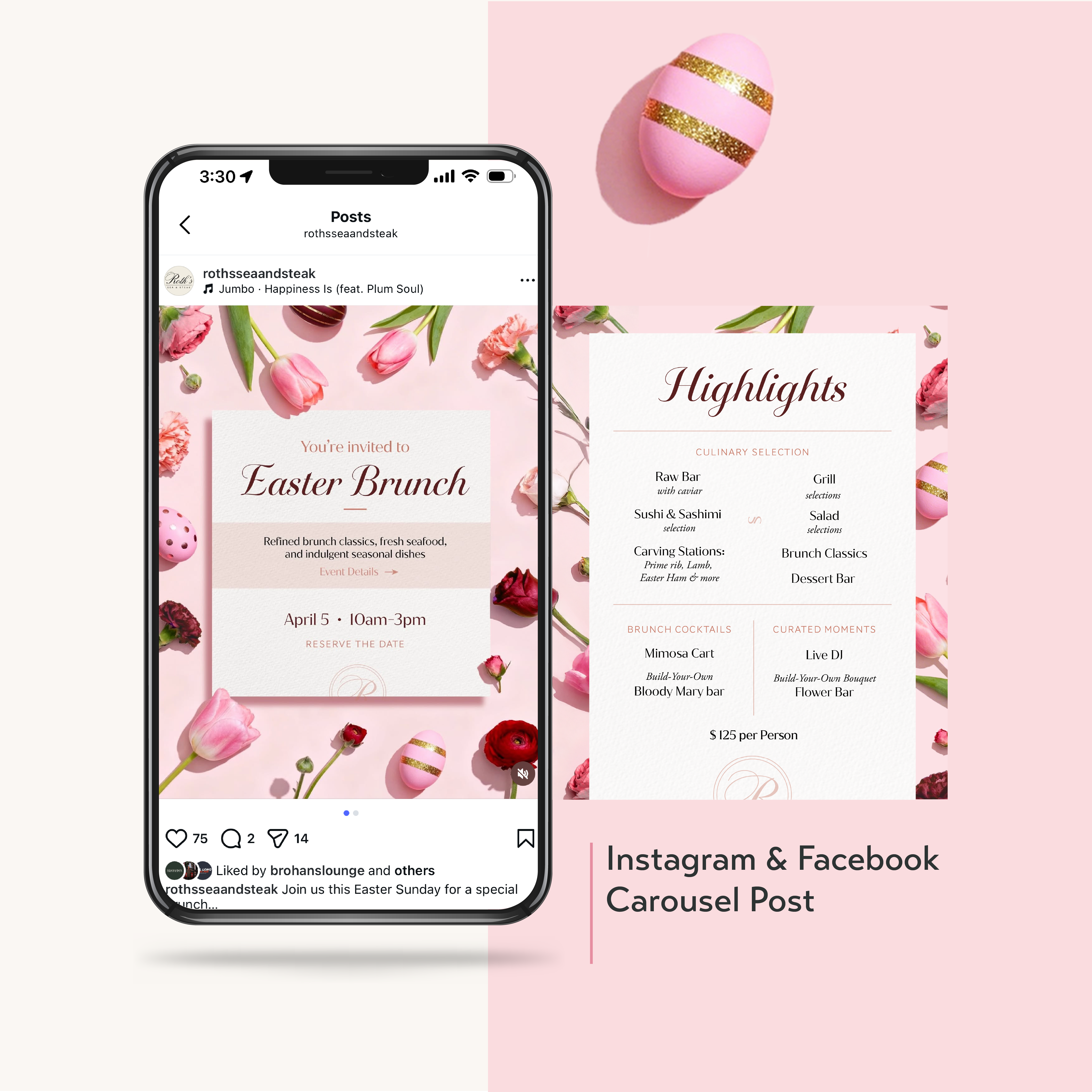 Social media carousel
