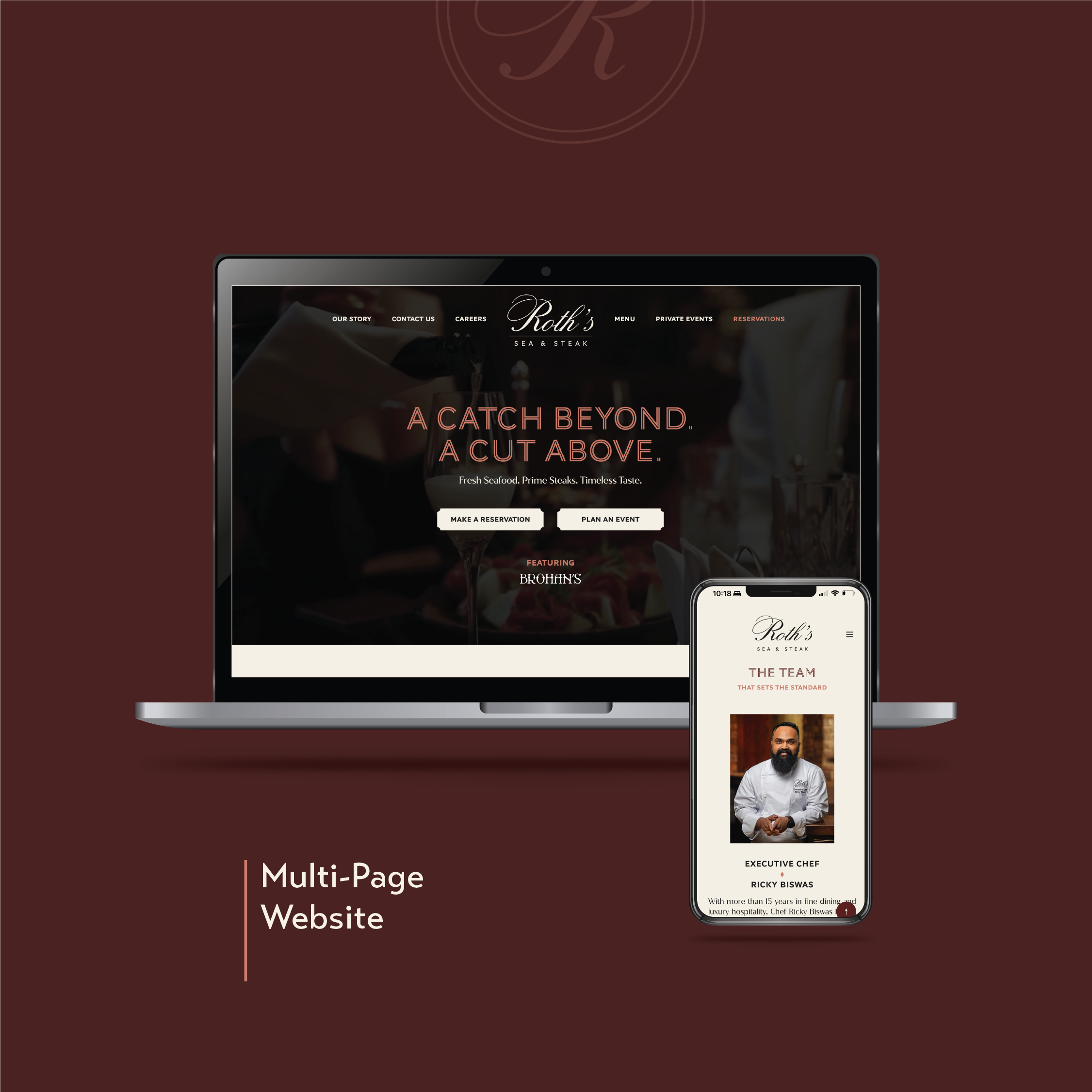 Roth's website — slide 1