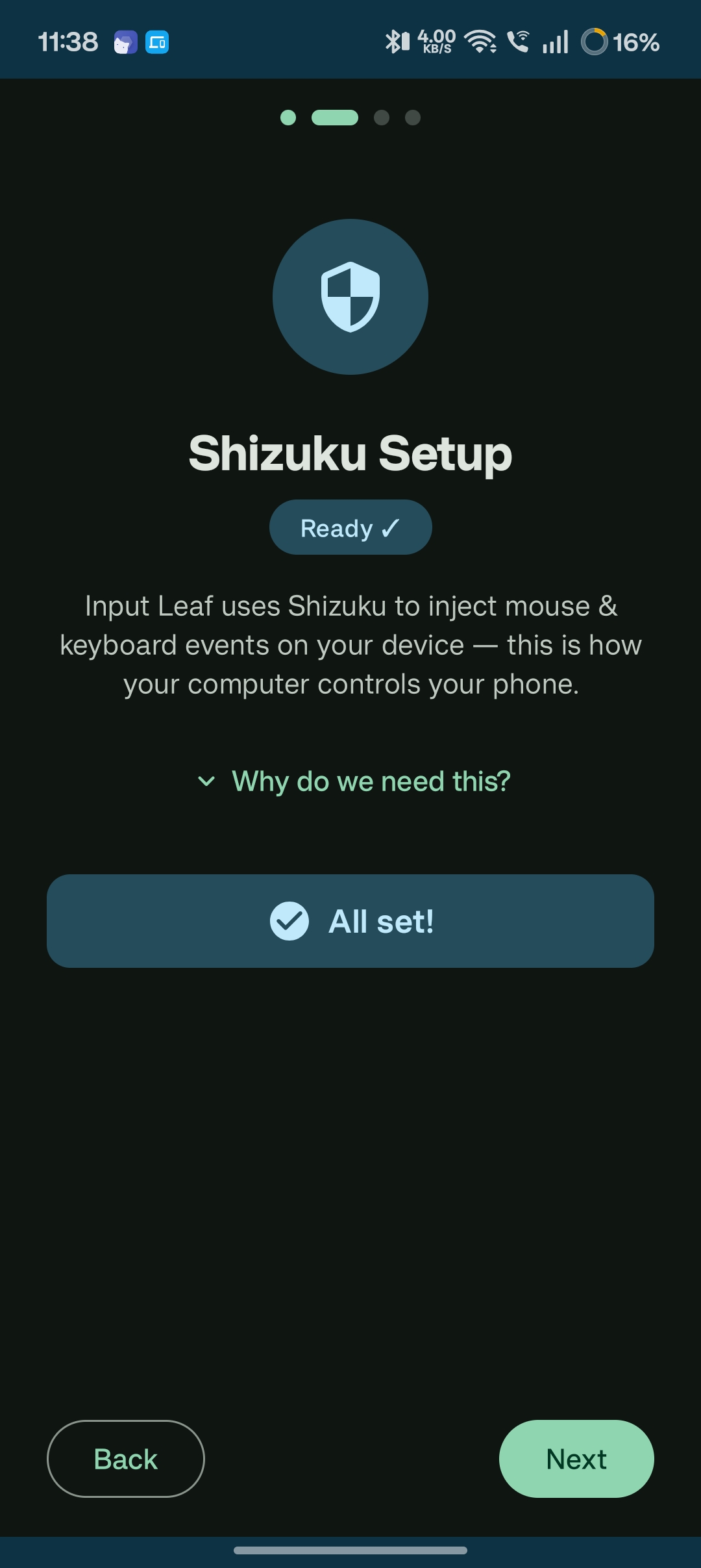 Shizuku Authorization