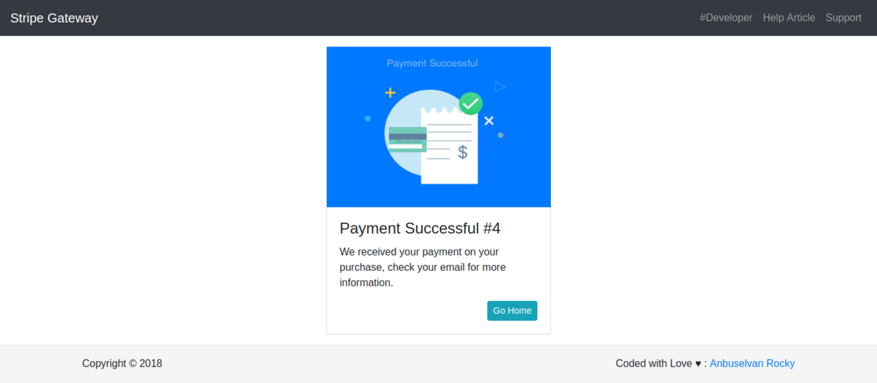 If Card is valid, Will Charge the card