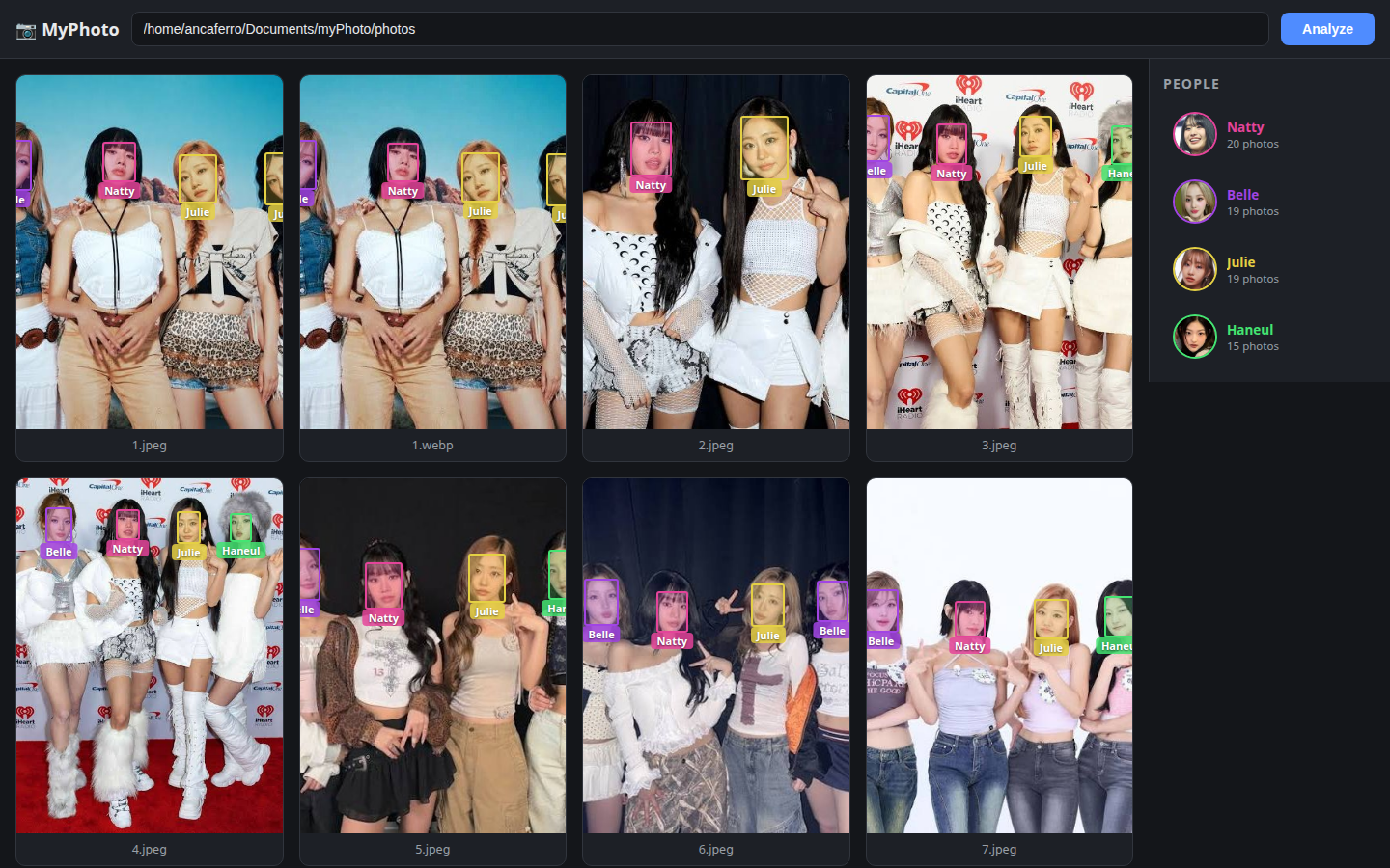myPhotos screenshot