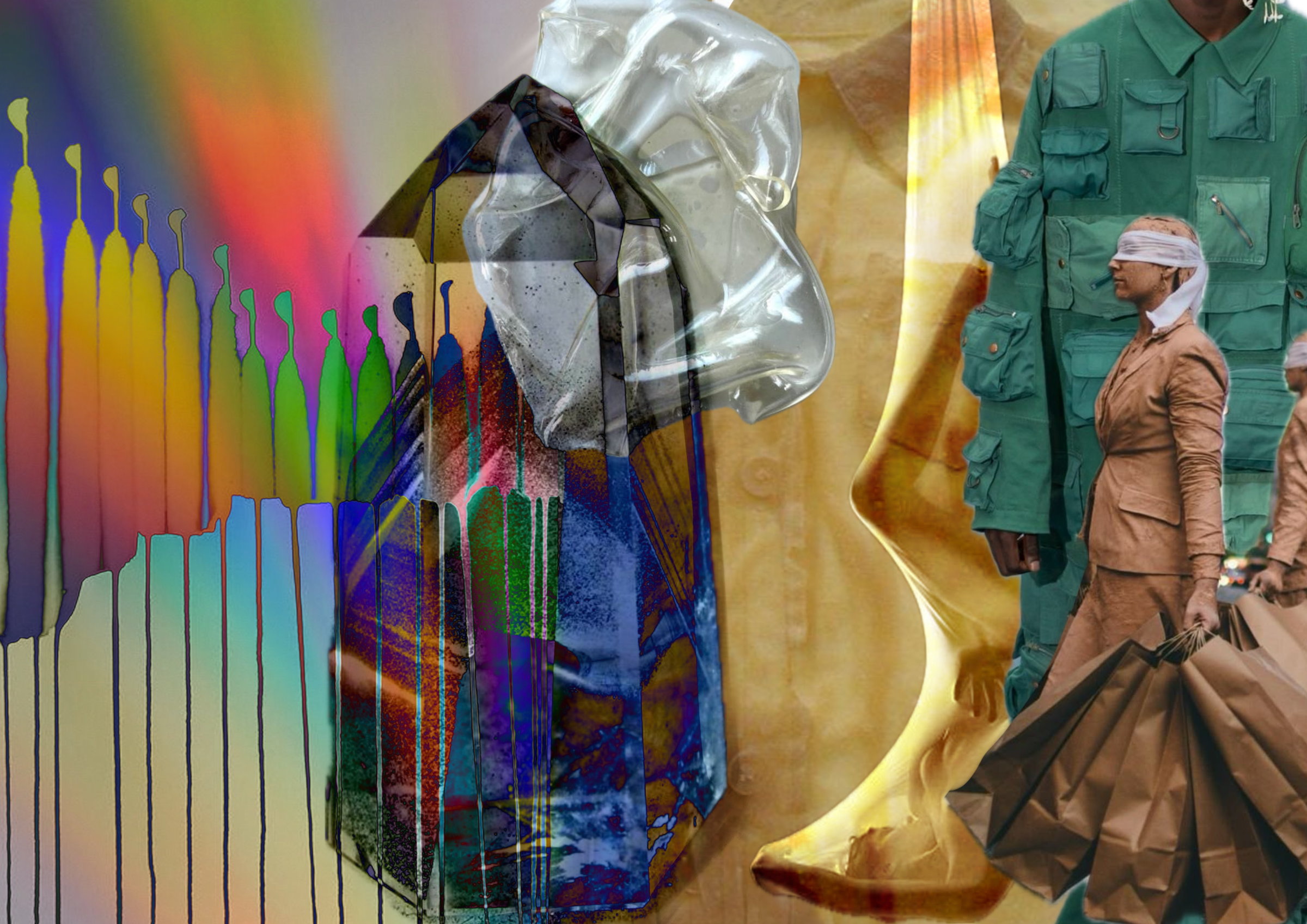 Moodboard de inspiración del proyecto Prisma del Exceso