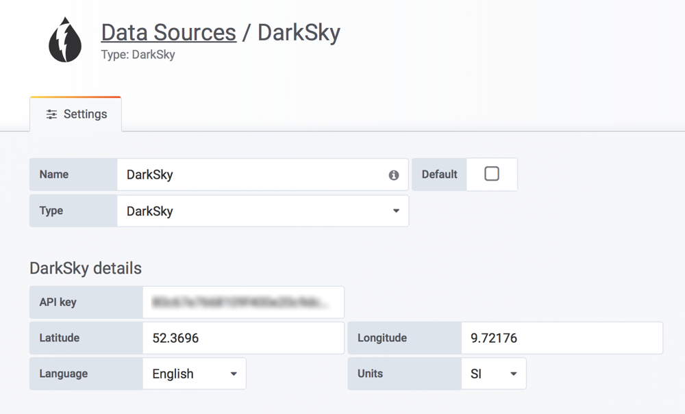 Dark Sky Weather Api