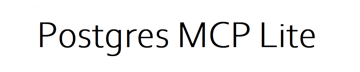 Postgres MCP Lite Logo