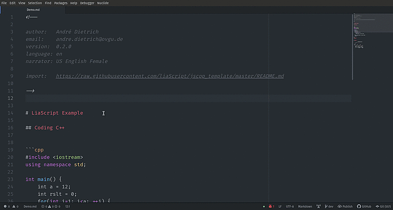 Atom-Editor