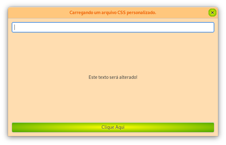 Carregando uma arquivo css