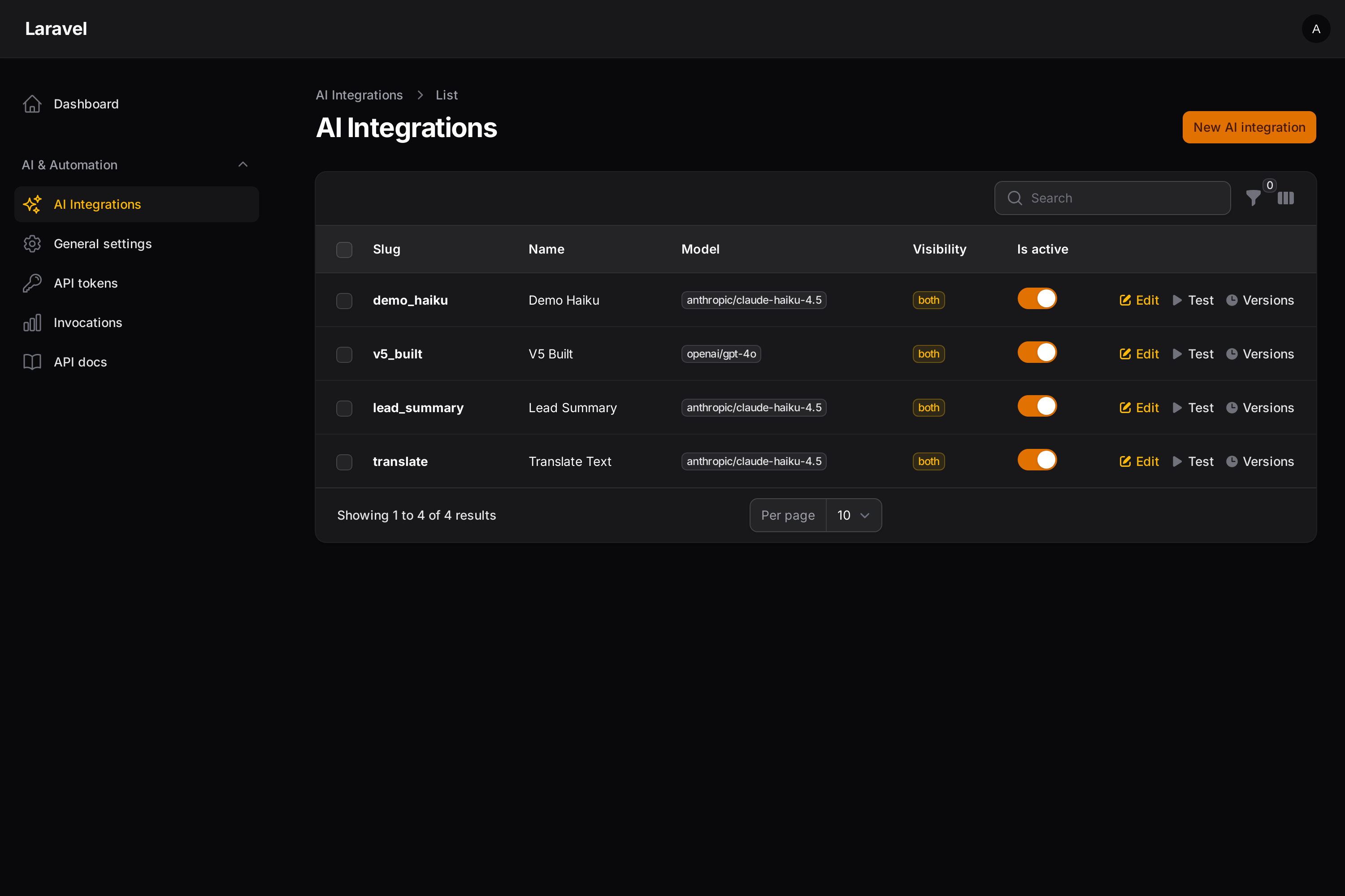 Integrations