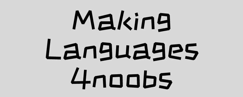 MakingLanguages4noobs logo