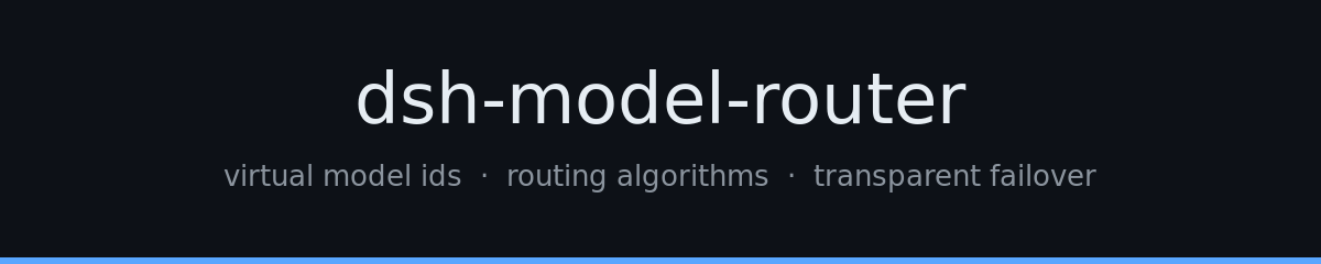 dsh-model-router banner