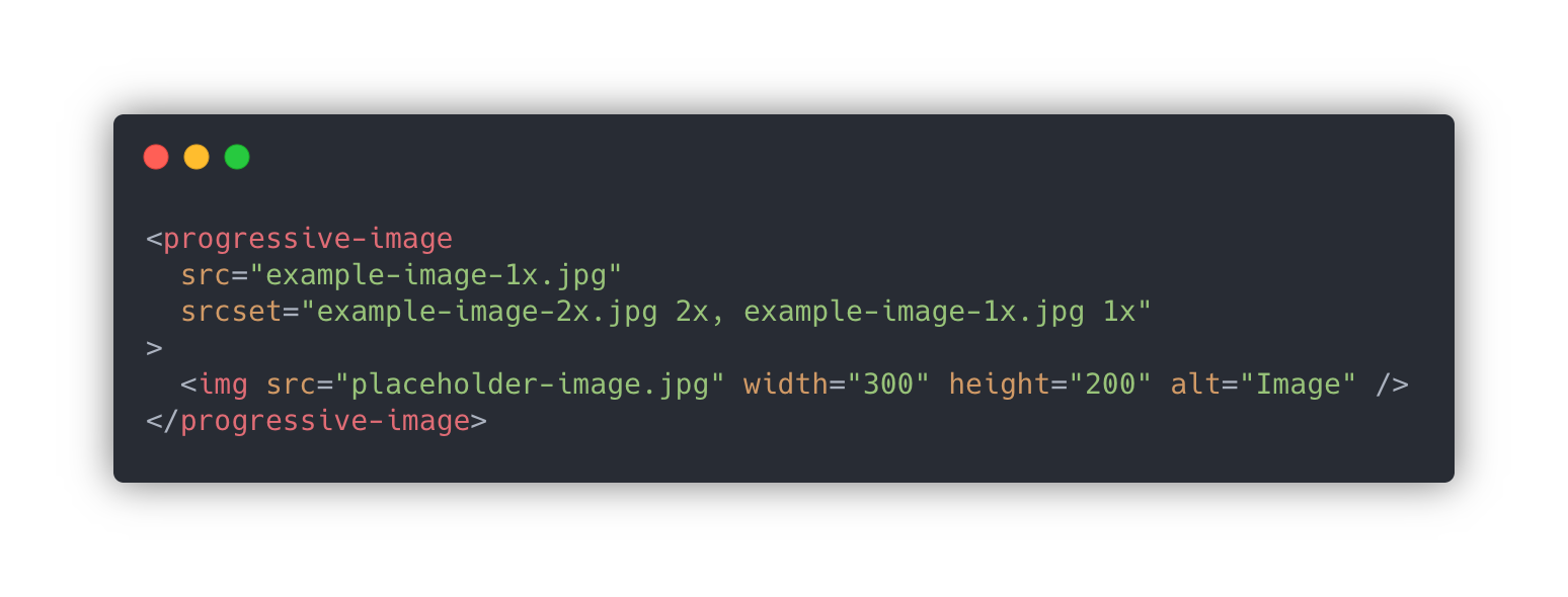 progressive image element markup example