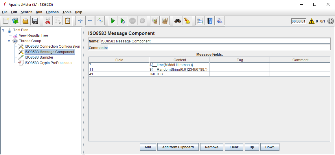 ISO8583 Message Component