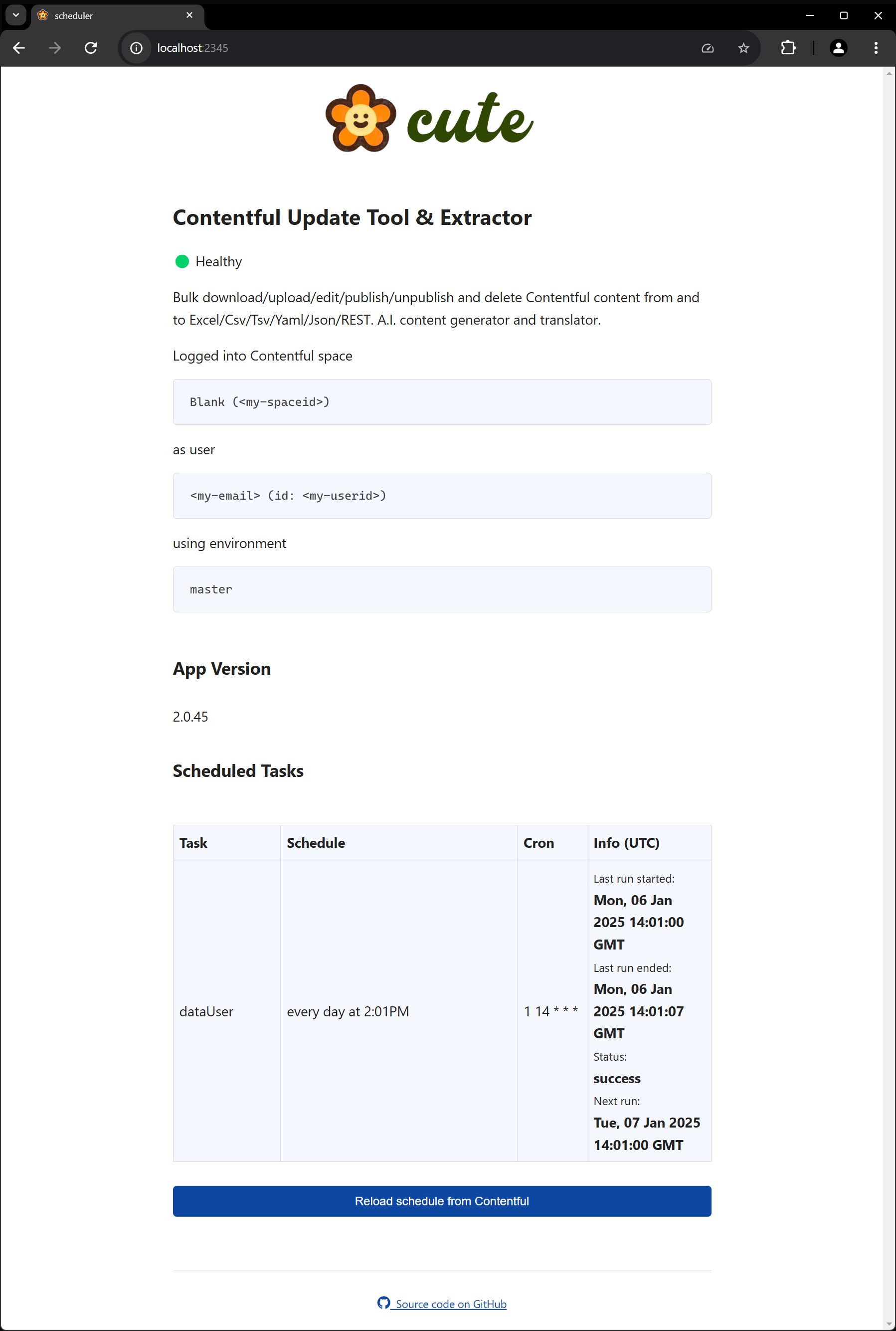 cute server scheduler monitor