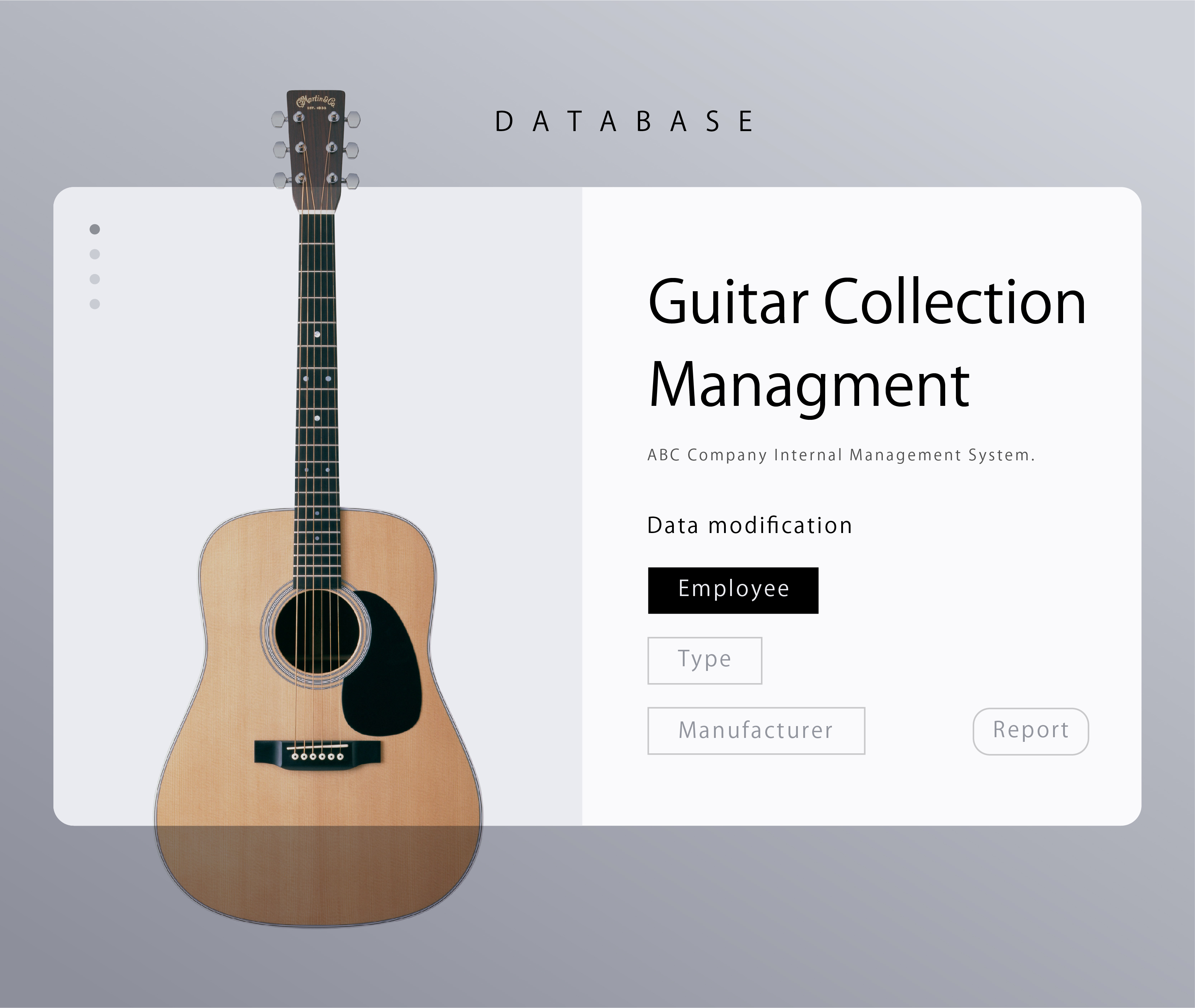GuitarCollectionDatabase