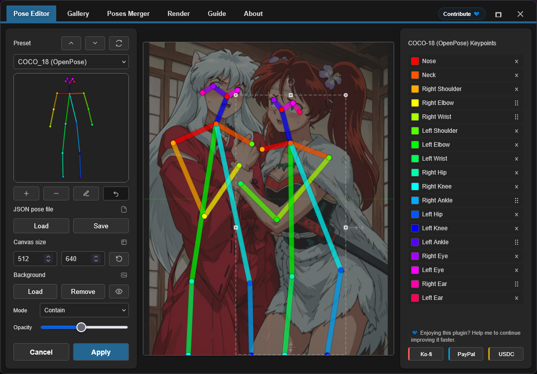 OpenPose Studio UI