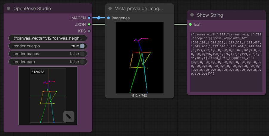 OpenPose Studio node