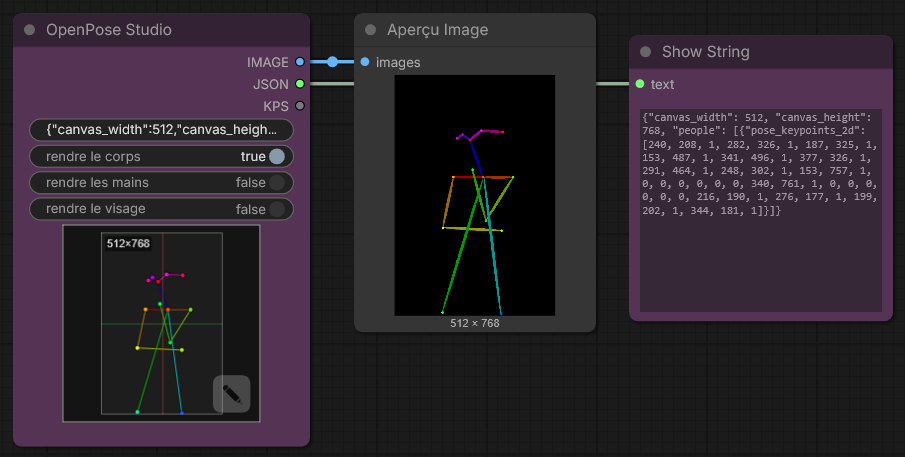 OpenPose Studio node