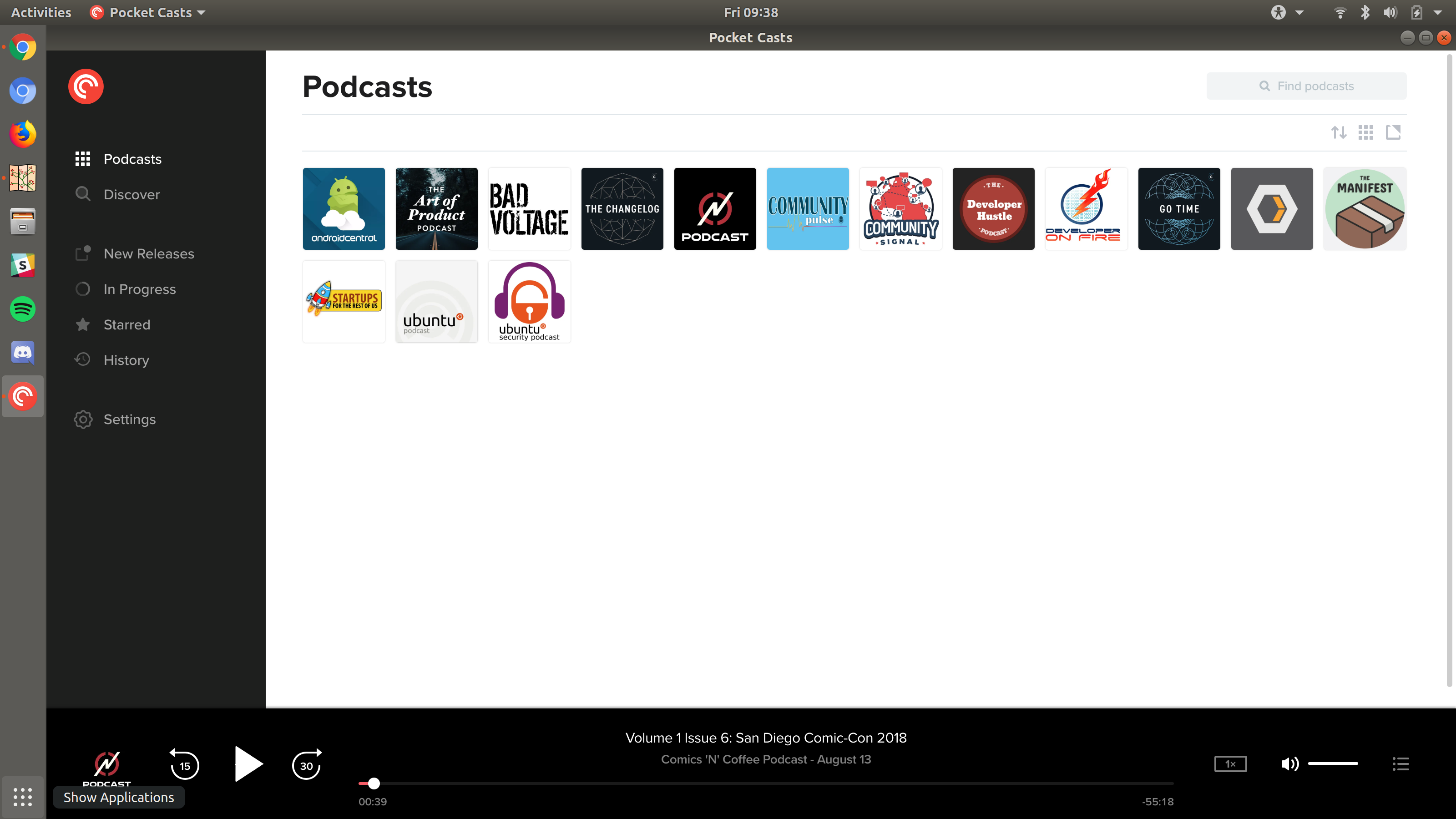 Pocket Casts for Desktop screenshot