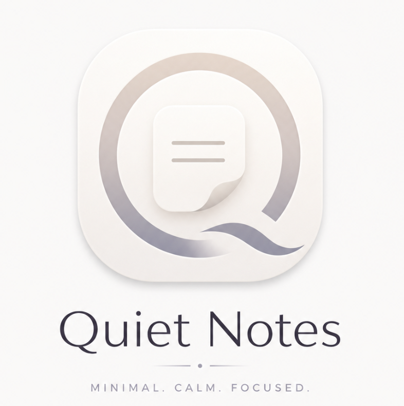 Quiet Notes logo