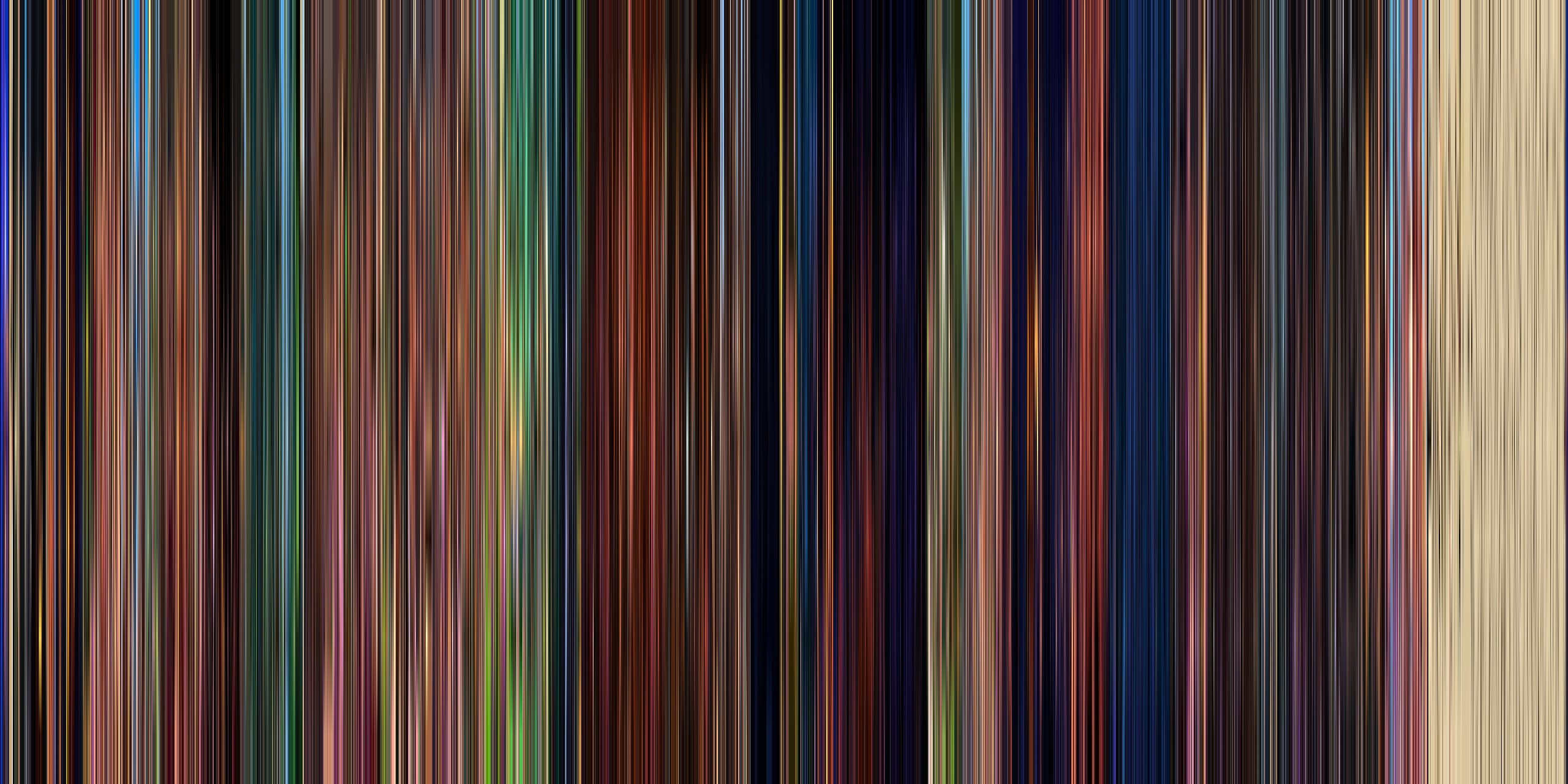 Every frame of Frozen (2013) compressed into a single column and ...