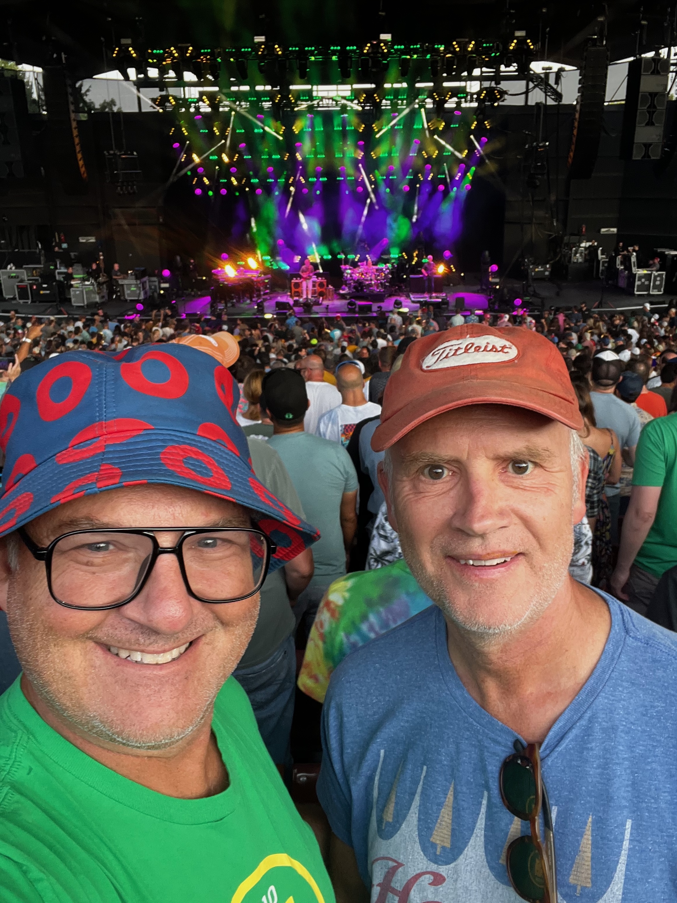 Phish show with Chip