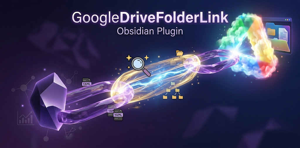 Google Drive Folder Link Plugin for Obsidian