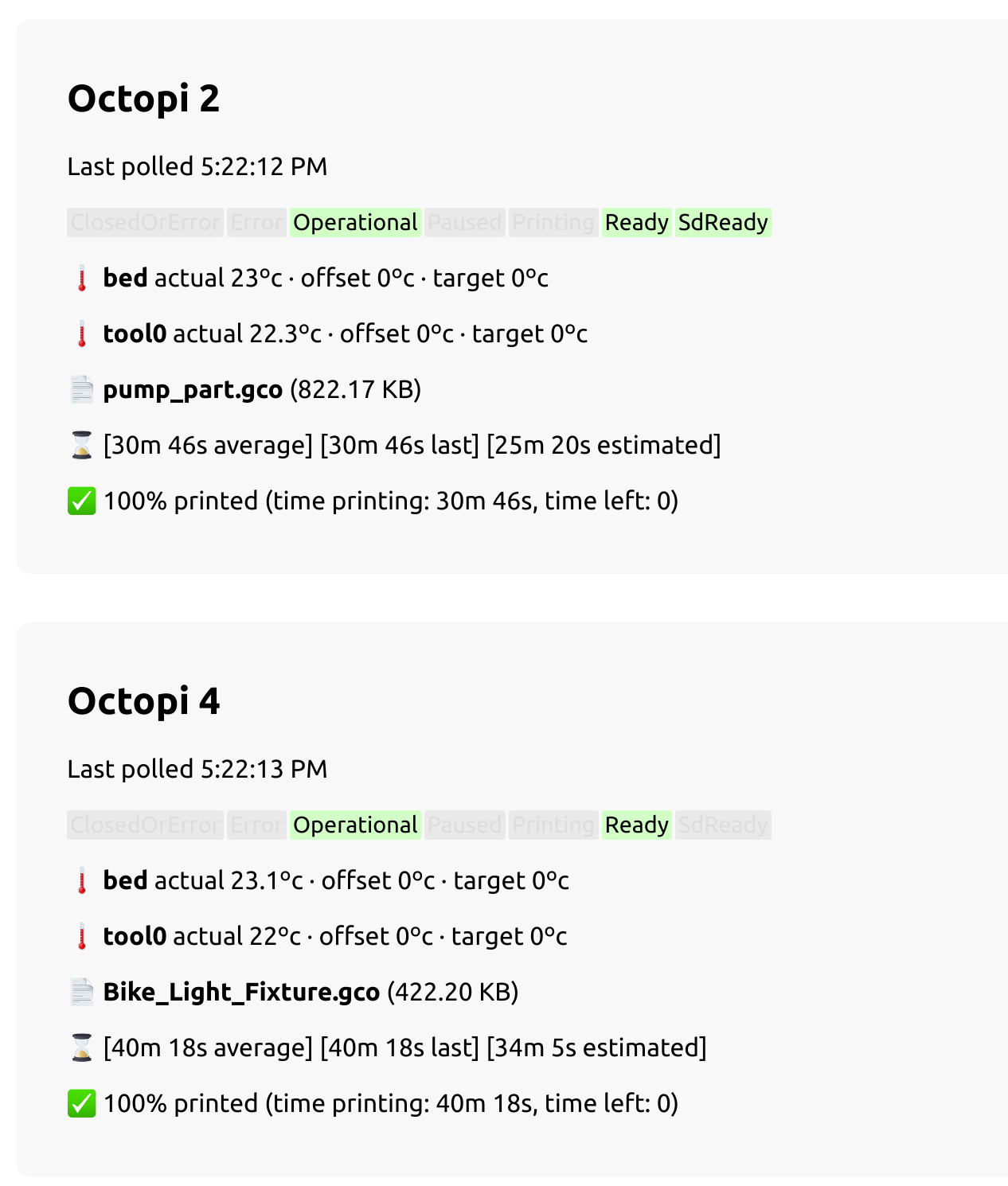 octoprint proxy screenshot