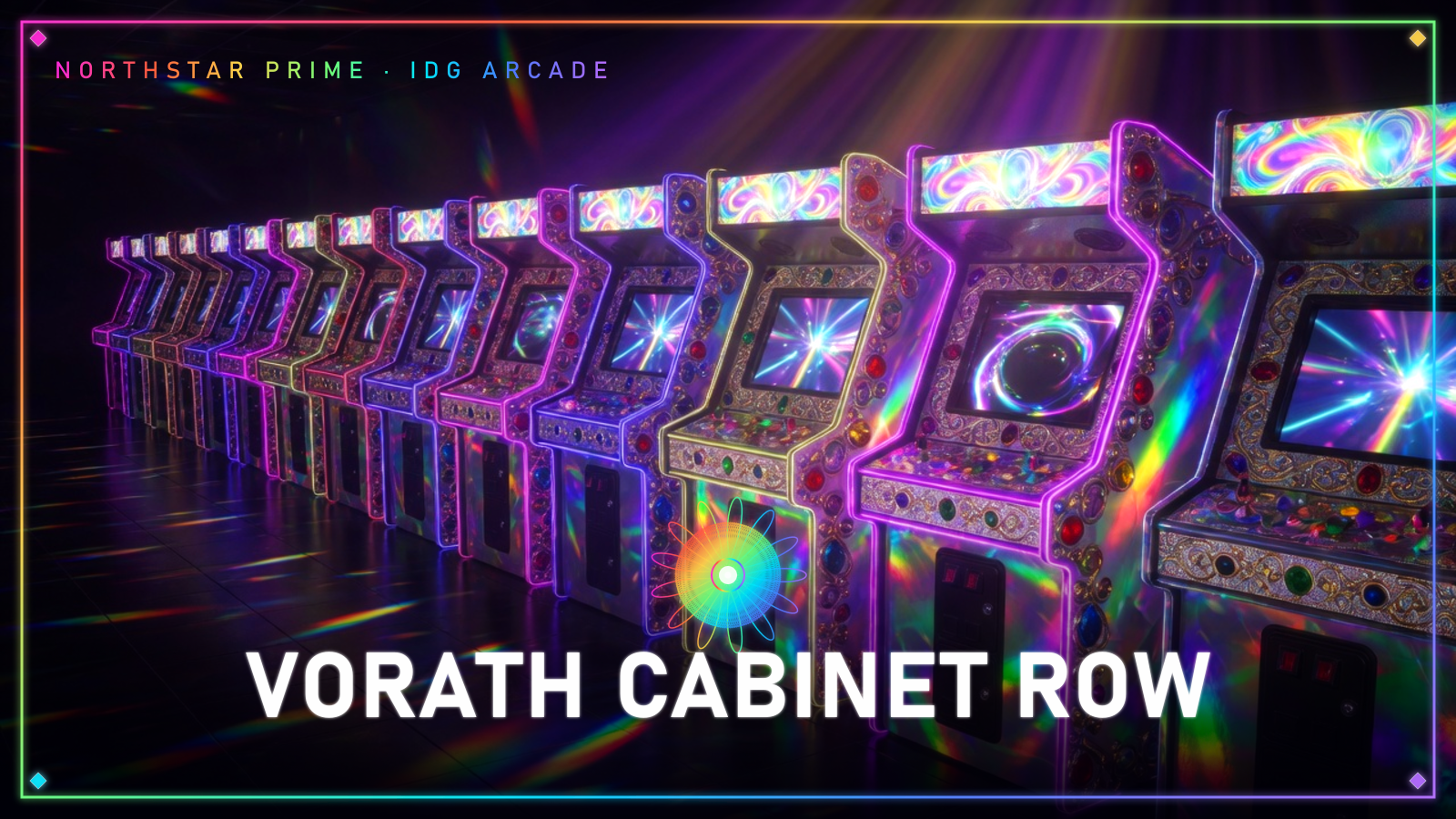 VORATH arcade cabinet row artwork