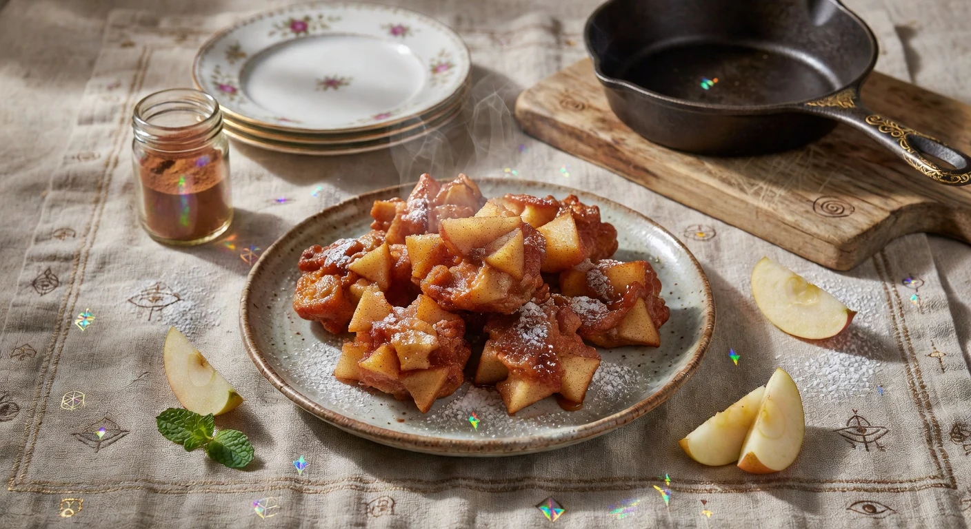 11. Air Fryer Apple Fritters Photographic Plate