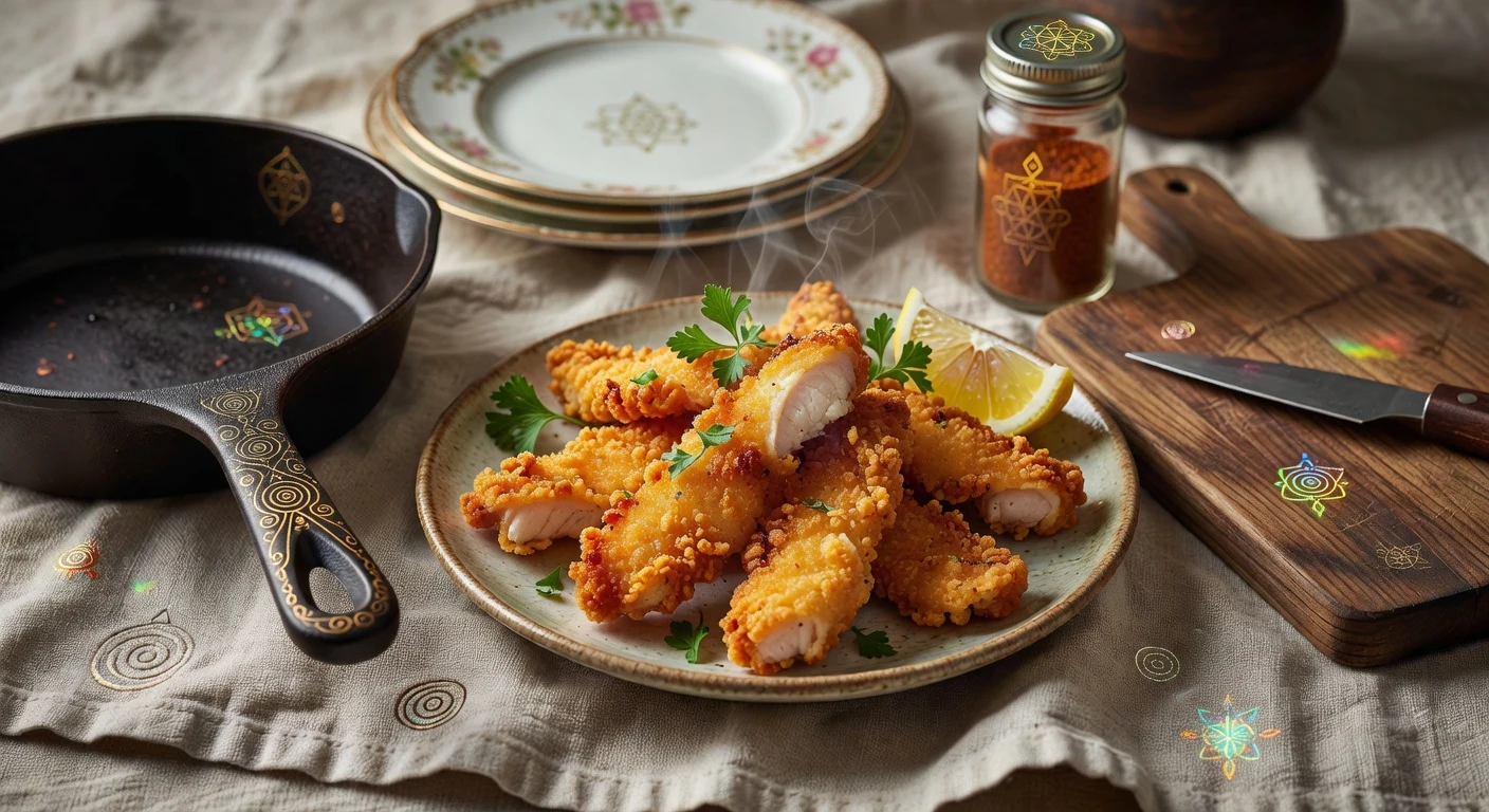 4. Air Fryer Chicken Strips / Tenders Photographic Plate