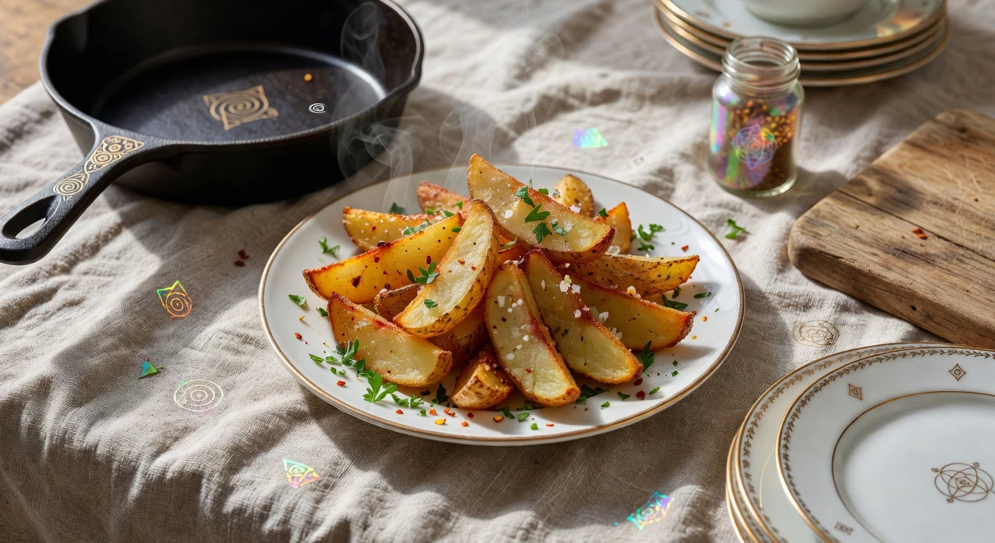 5. Air Fryer JoJos (Potato Wedges) Photographic Plate