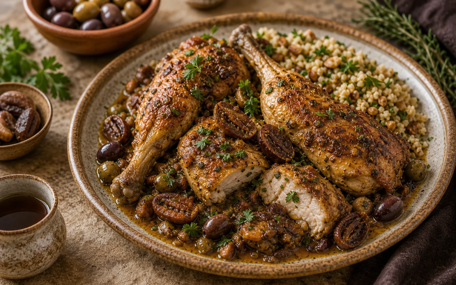 1. Ancient Rome (~100 AD) — Pullum Numidicum (Numidian Chicken) Photographic Plate