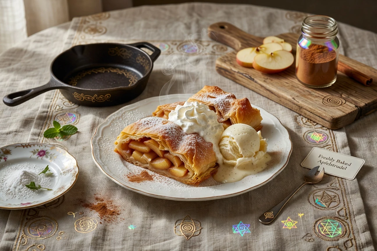 12. Apfelstrudel (Apple Strudel) Photographic Plate
