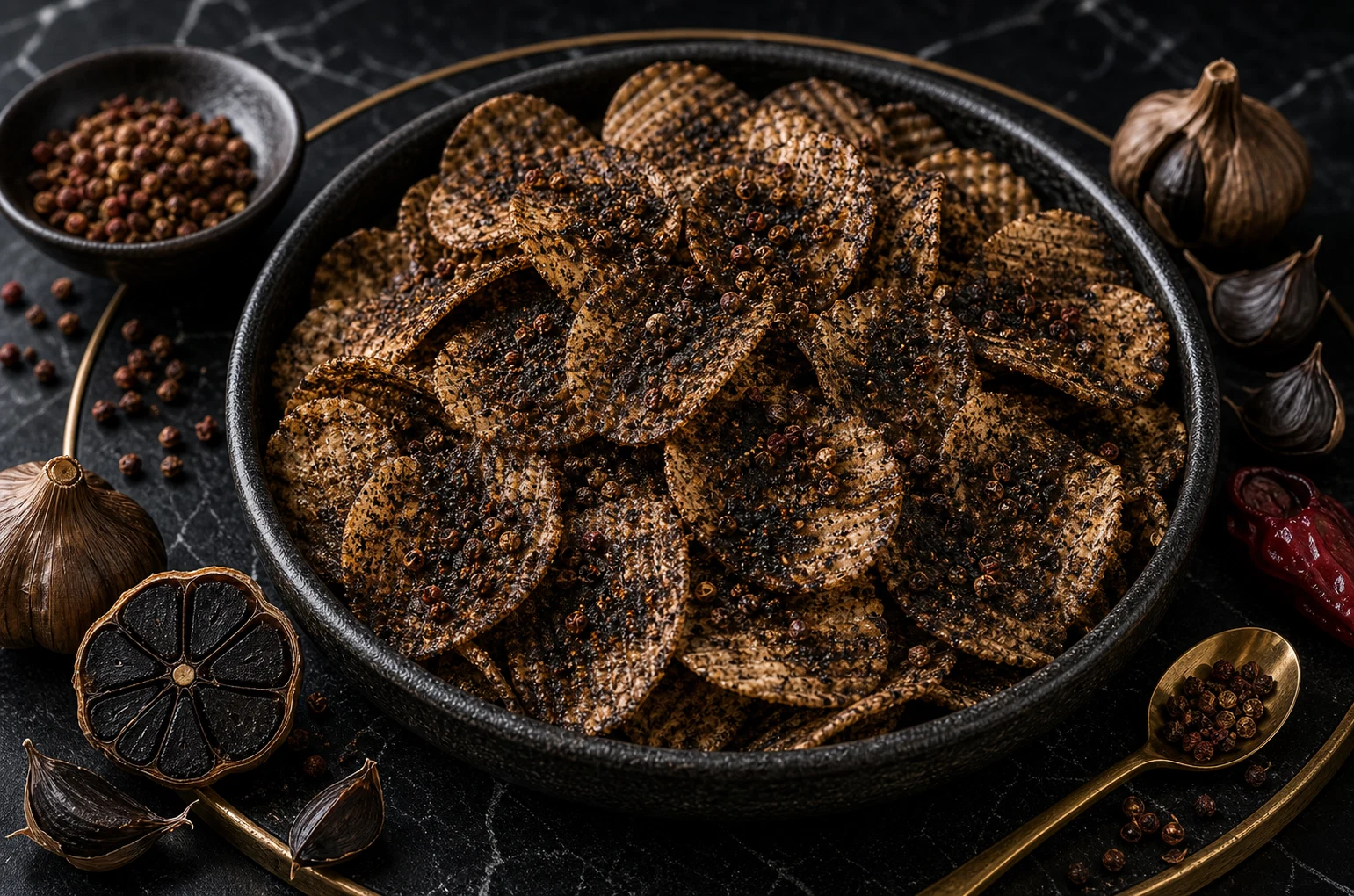 8. AZATHOTH -- Szechuan Peppercorn & Black Garlic Photographic Plate