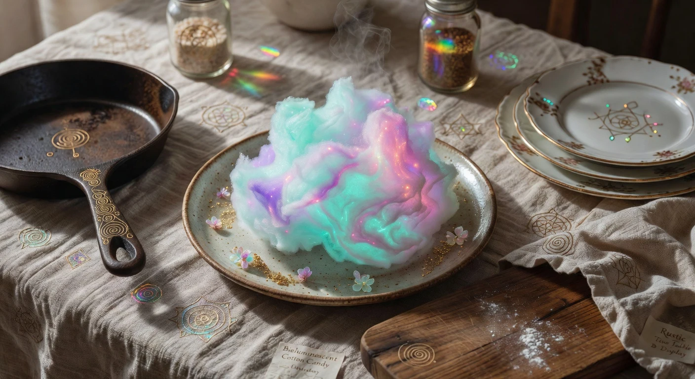 26. Bioluminescent Cotton Candy Display Photographic Plate