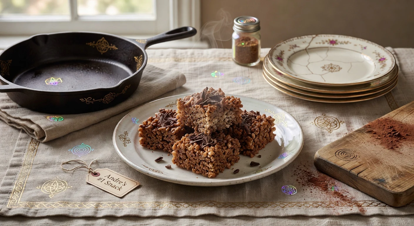 2. Chocolate Rice Krispies Treats (Andrew's #1 Snack) Photographic Plate