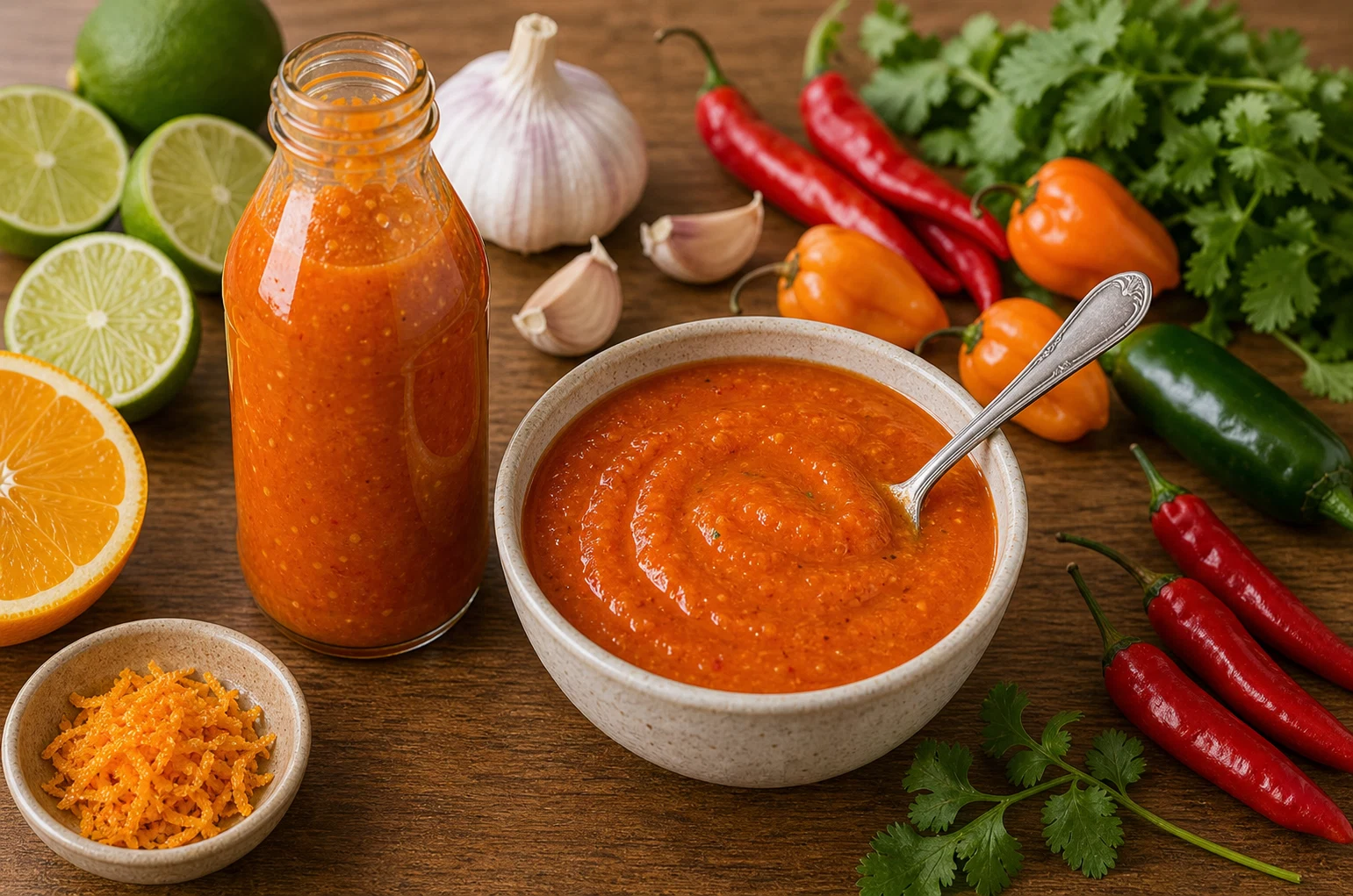 CITRUS TYPHOON HOT SAUCE (Andrew's New Custom) Photographic Plate