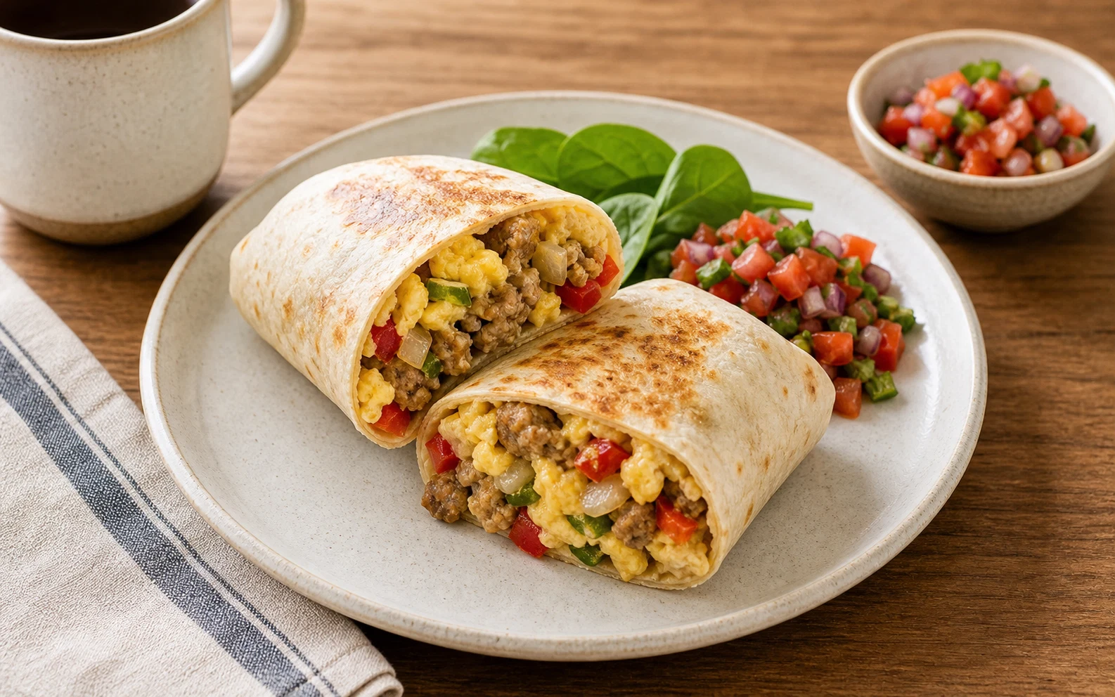 5. Sunrise Wrap Burrito Photographic Plate