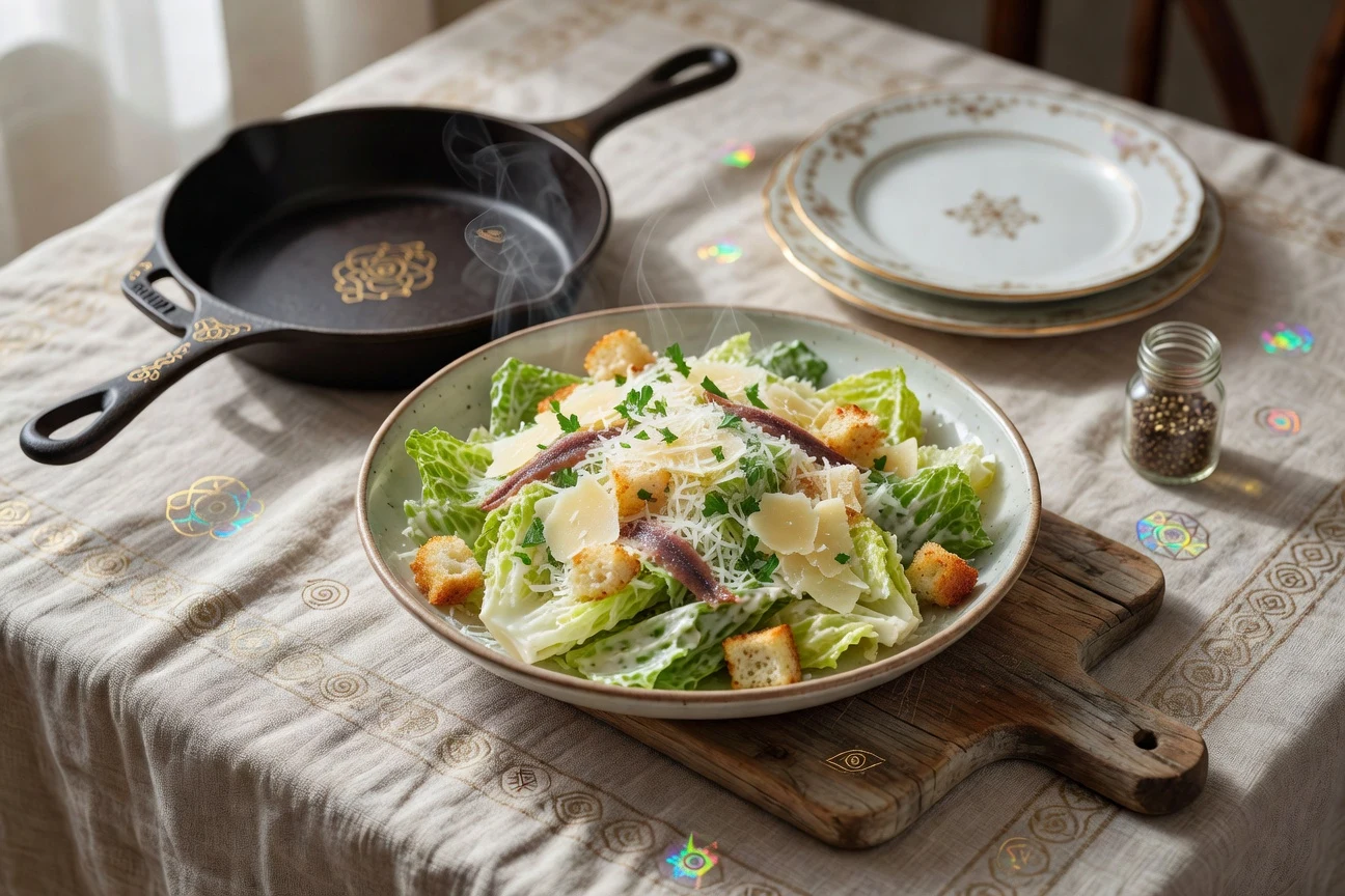 Caesar Salad Photographic Plate