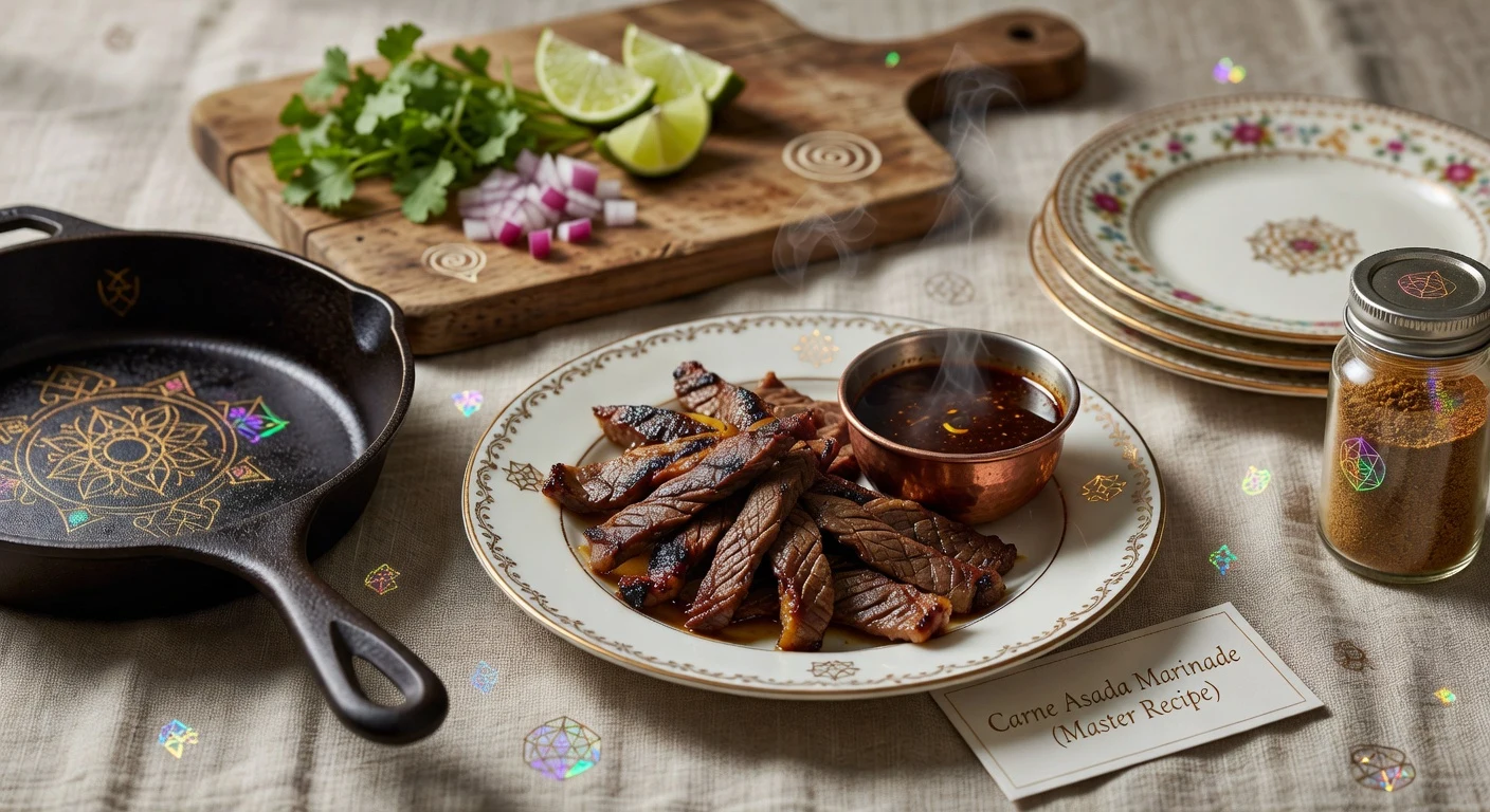 14. Citrus Fire Carne Asada Marinade Photographic Plate